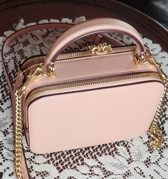 COACH X TOM WESSELMANN BOX LEATHER NWT CROSSBODY/HANDBAG PINK - Picture 9 of 13